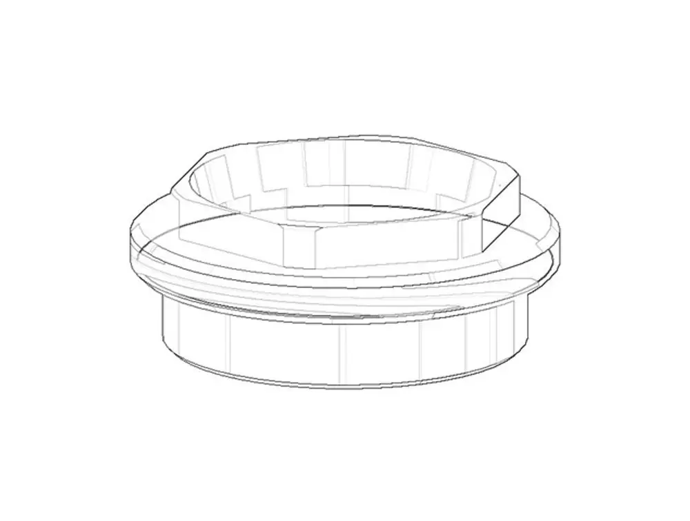 DORNBRACHT Befestigung ERSATZTEILE 092404149 D. 40 X 16 mm, 09240414990 Galeriebild 1